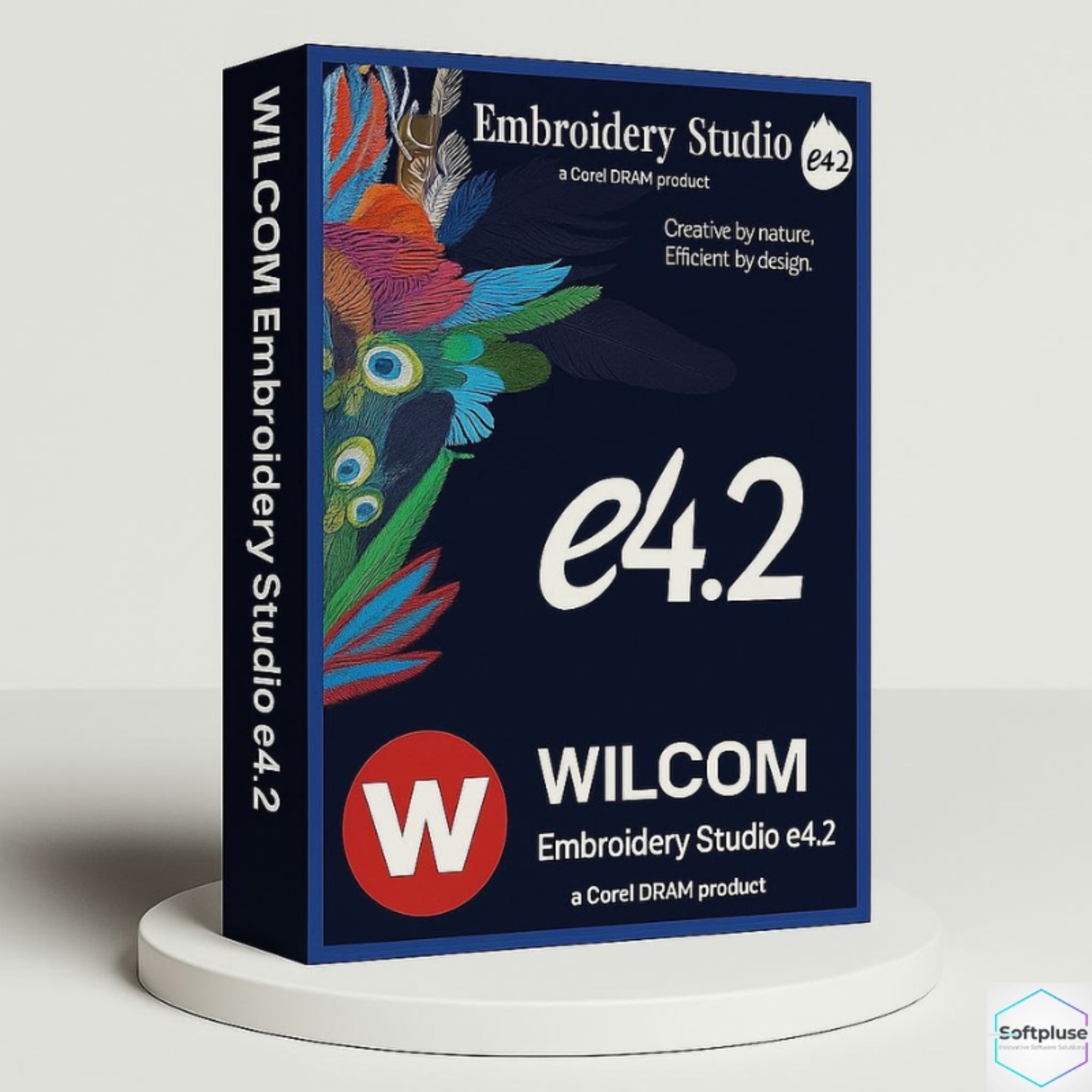 Wilcom Embroidery Studio e4.2 packaging on a white background